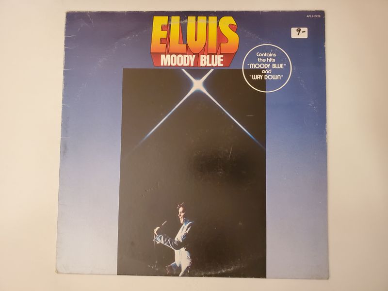 Elvis Presley Moody Blue vinyl record